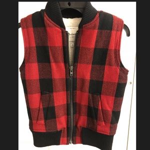 Madewell Plaid & Wool vest